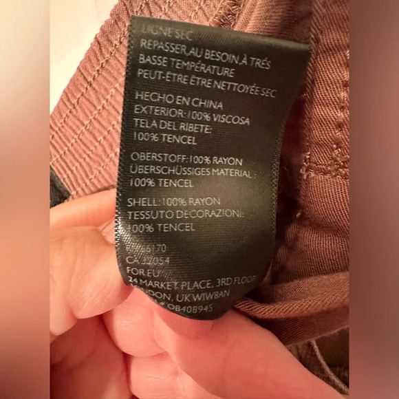 BDG Urban Outfitters Nordstrom Taupe Tencel Nylon Soft Utility Cargo Joggers S - Picture 12 of 15